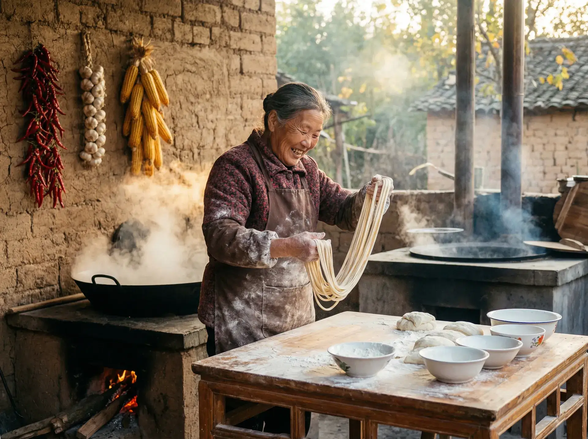 农家大嫂手擀面 - 好男人高清在线观看免费2019 乡村美食